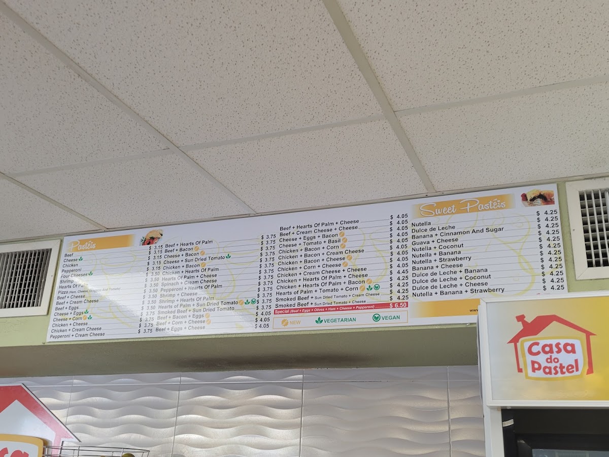 Casa do Pastel Menu - Image 3